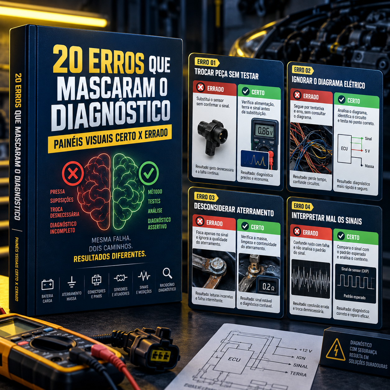 20 ERROS QUE MASCARAM O DIAGNÓSTICO